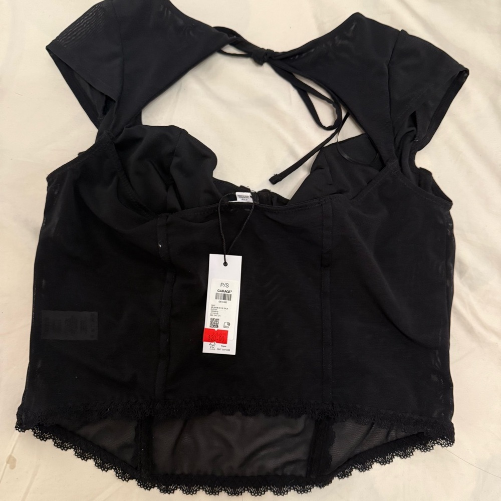 Garage corset top with open back - Picture 4 of 4